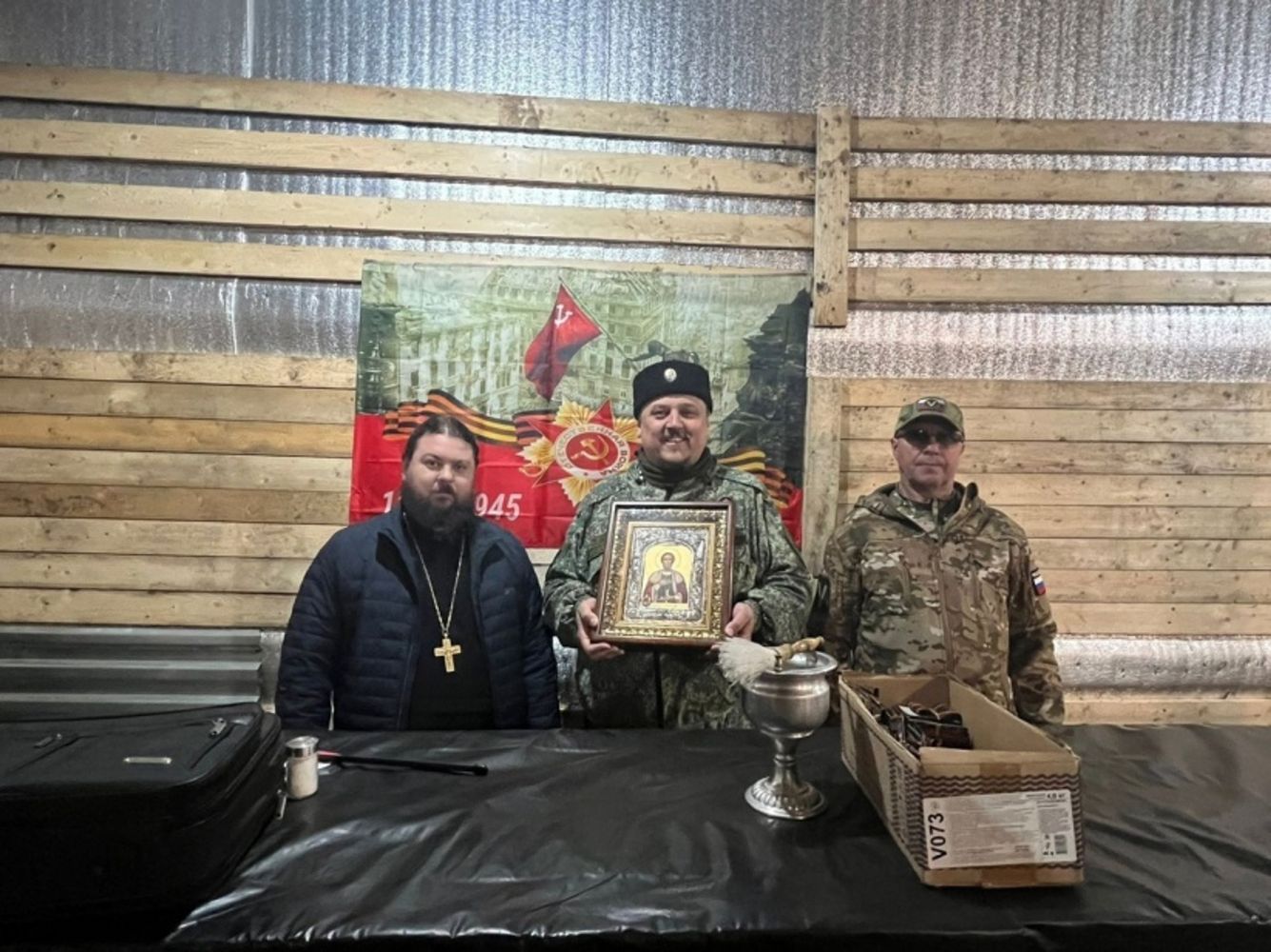 Гуманитарная поездка к штурмовикам