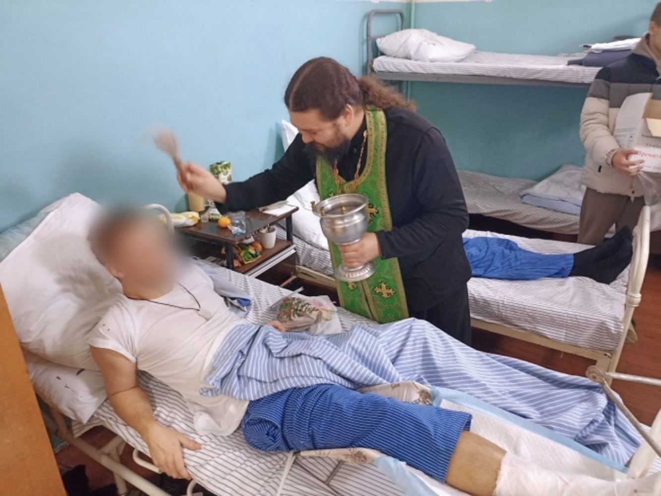 Очередное посещение военного госпиталя